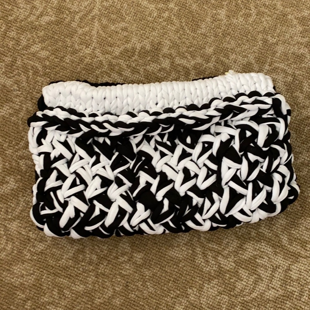 Wool and the Gang Hand Knit Clutch